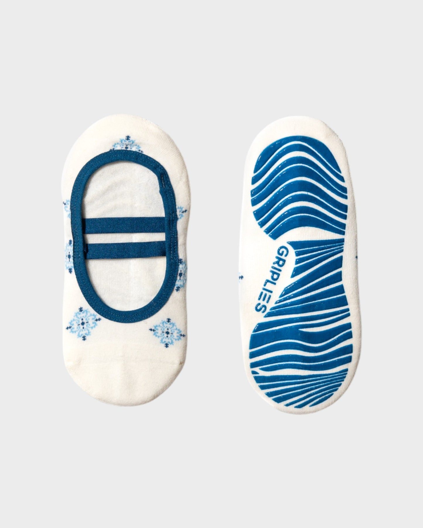 Unterseite von Yoga und Pilates Grip Socken Damen mit Anti-Rutsch-Sohle