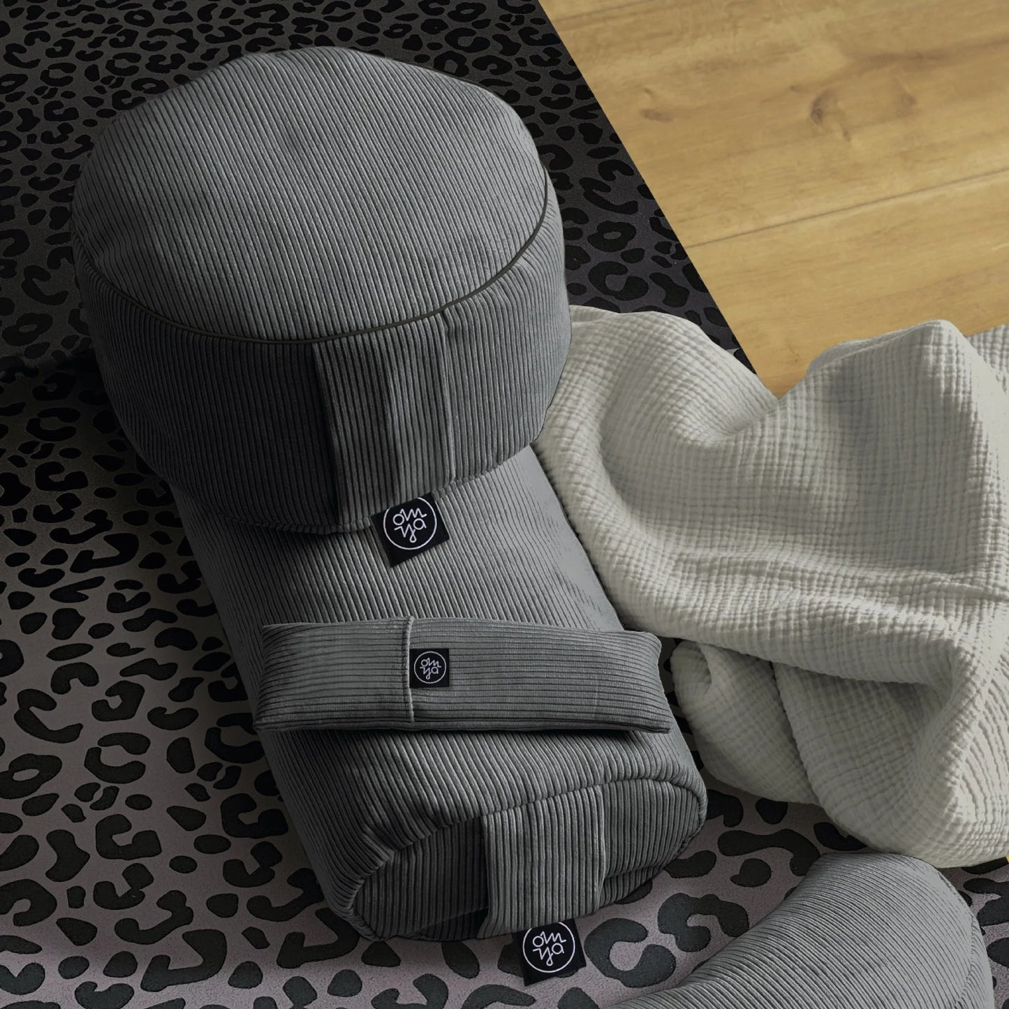 Design Yogakissen - Granit Cord