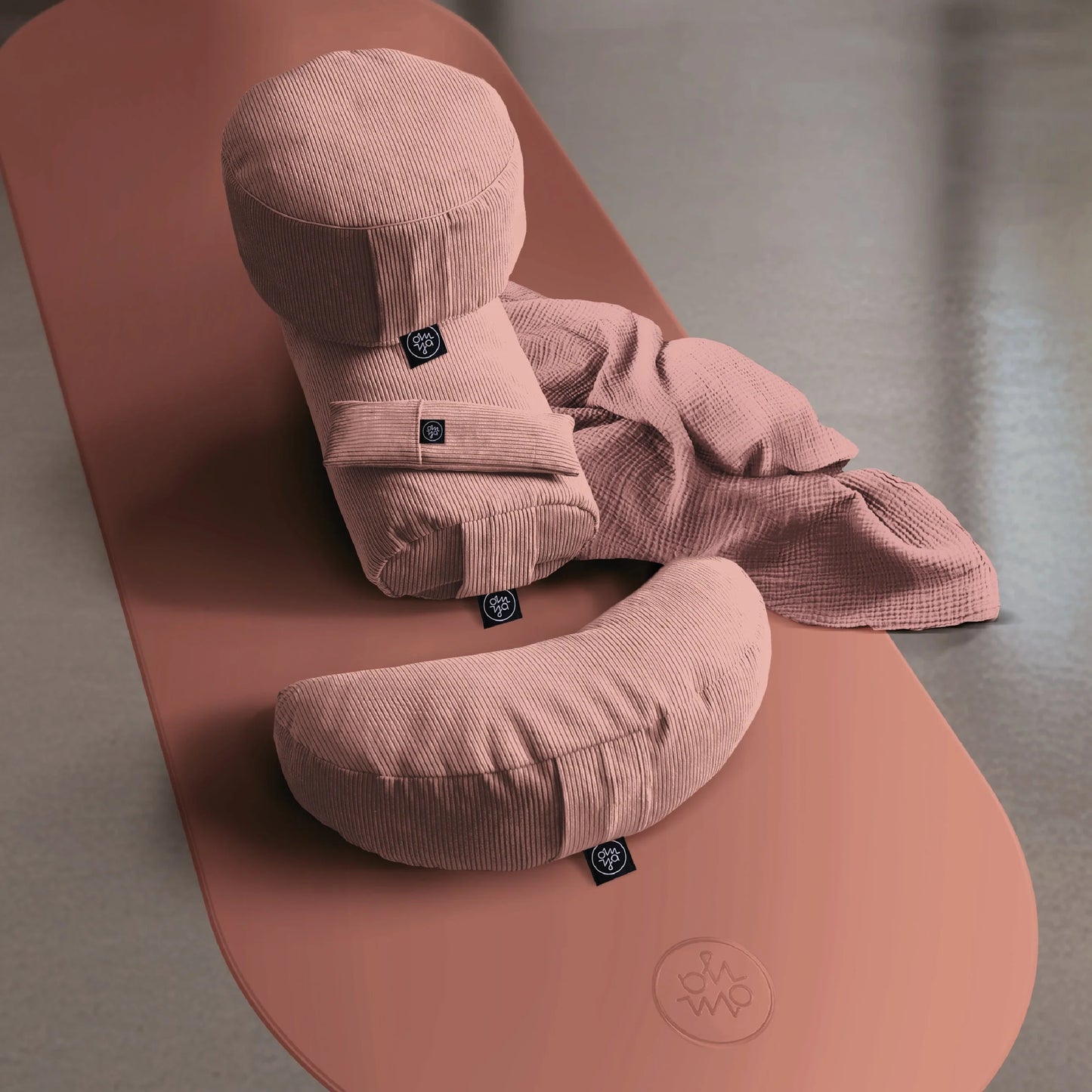 Design Yogakissen - Blush Cord