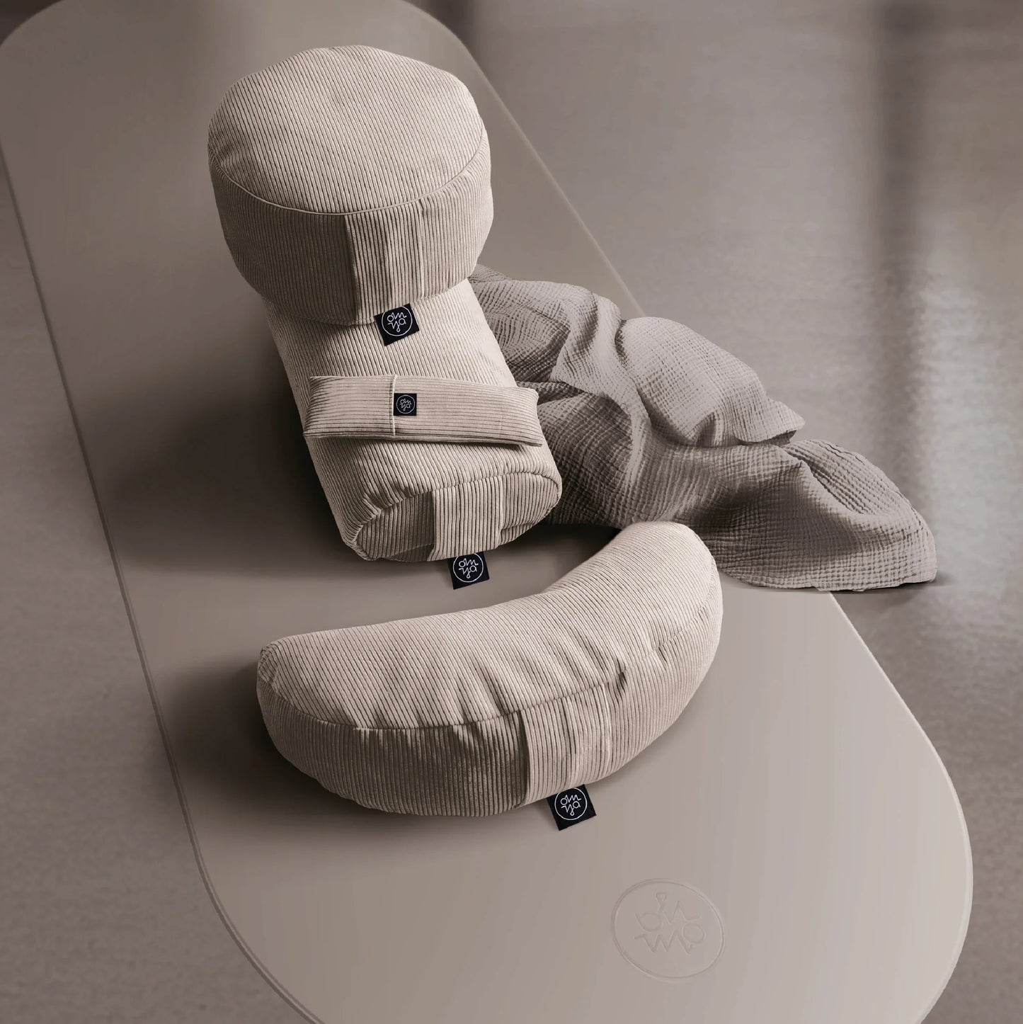 Yoga-Bolster „Dune Cord Ruhepunkt“