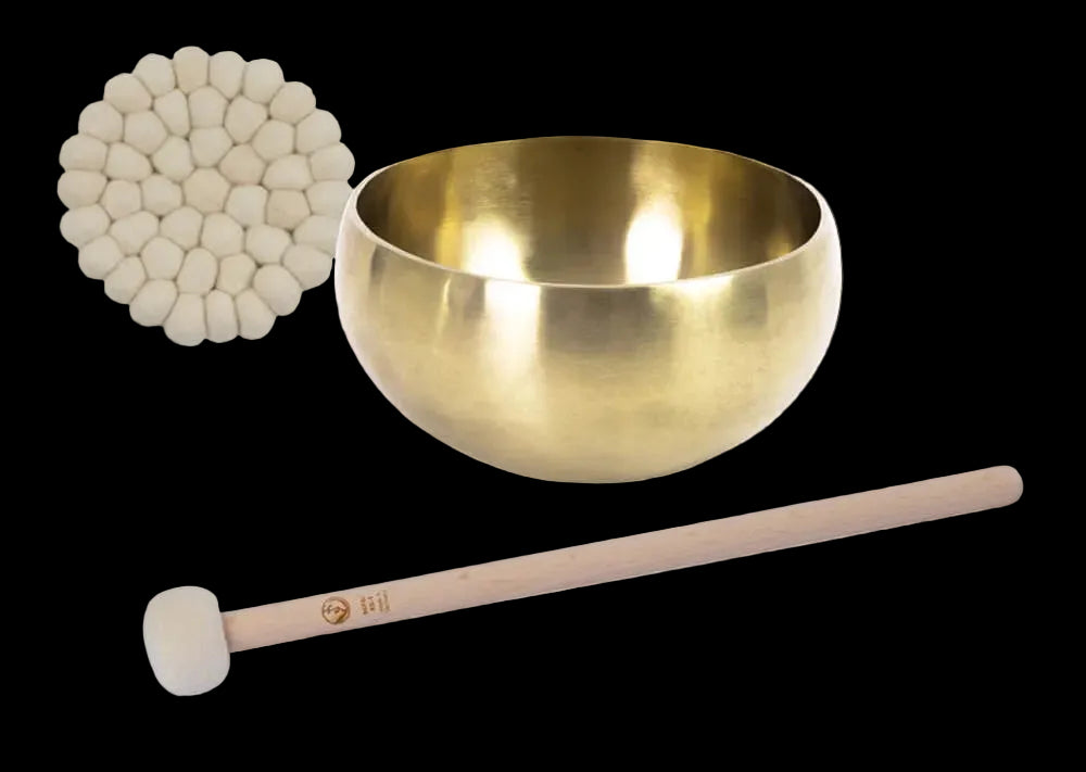 Peter Hess Therapie-Klangschale im Meditations-Set mit Klöppel und Kissen