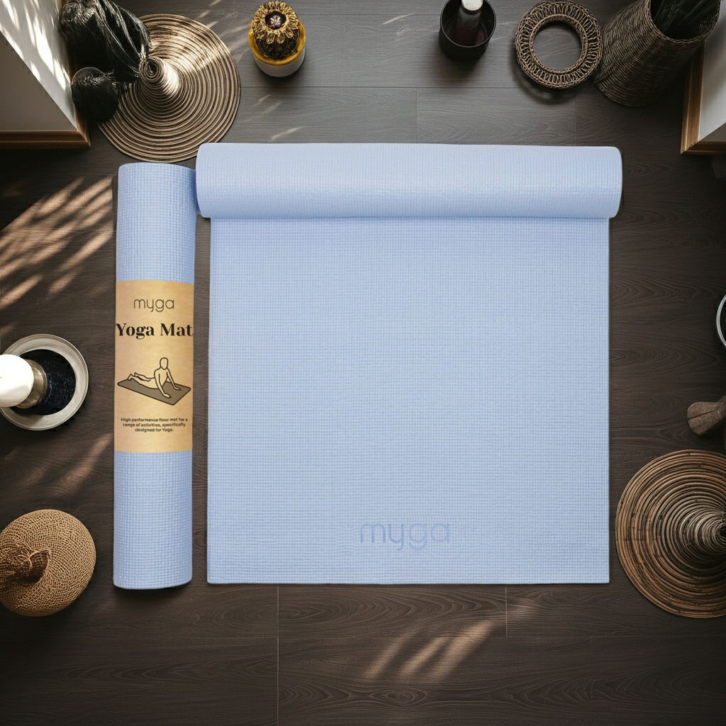 Myga Yogamatte Himmelblau