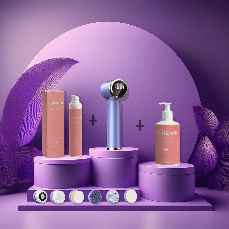 PURENIN Gesichtsbürste – 6-in-1 Set