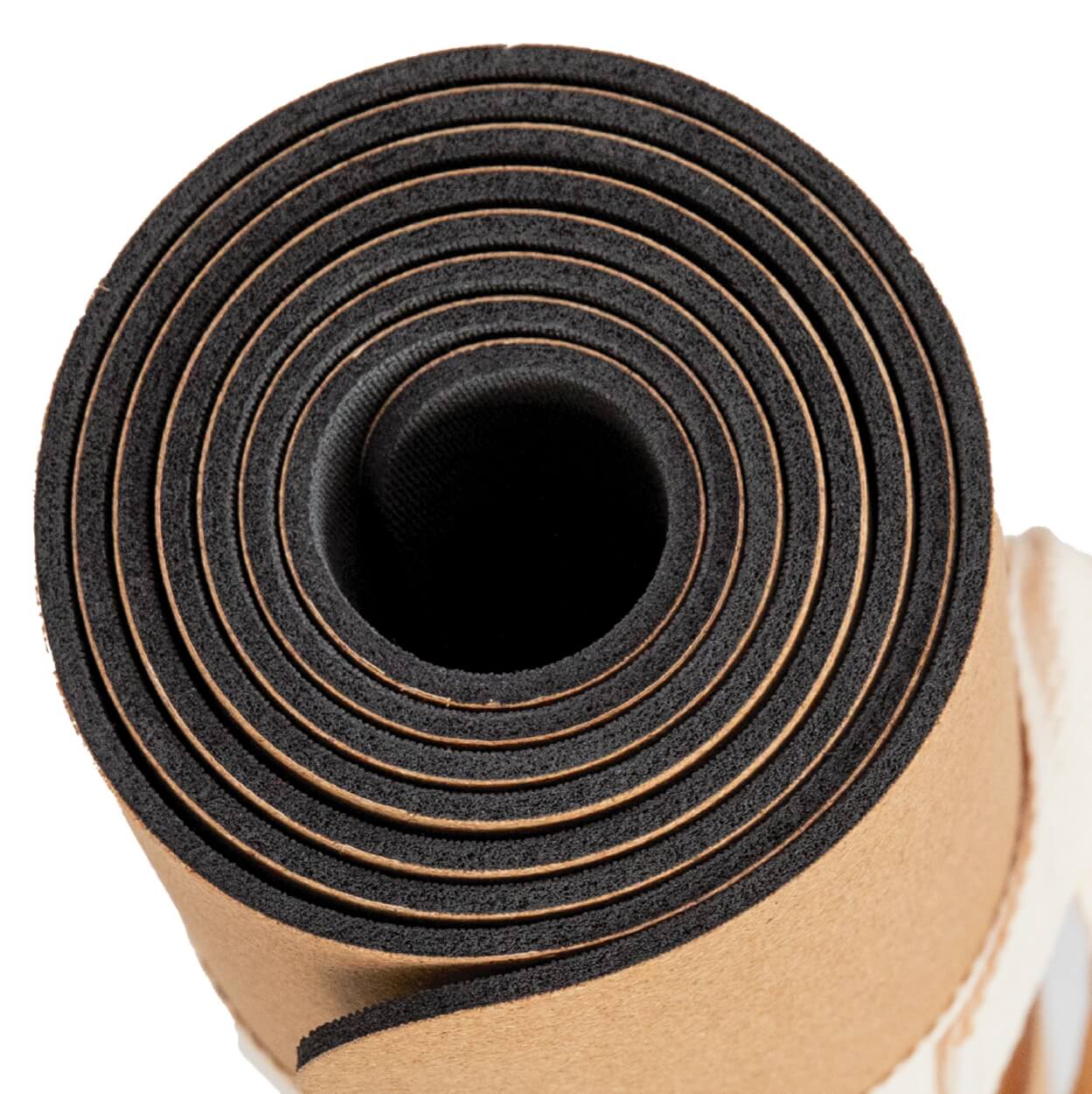 Yoga Set KOMFORT: Kork Yogamatte mit Yoga Knie Pads