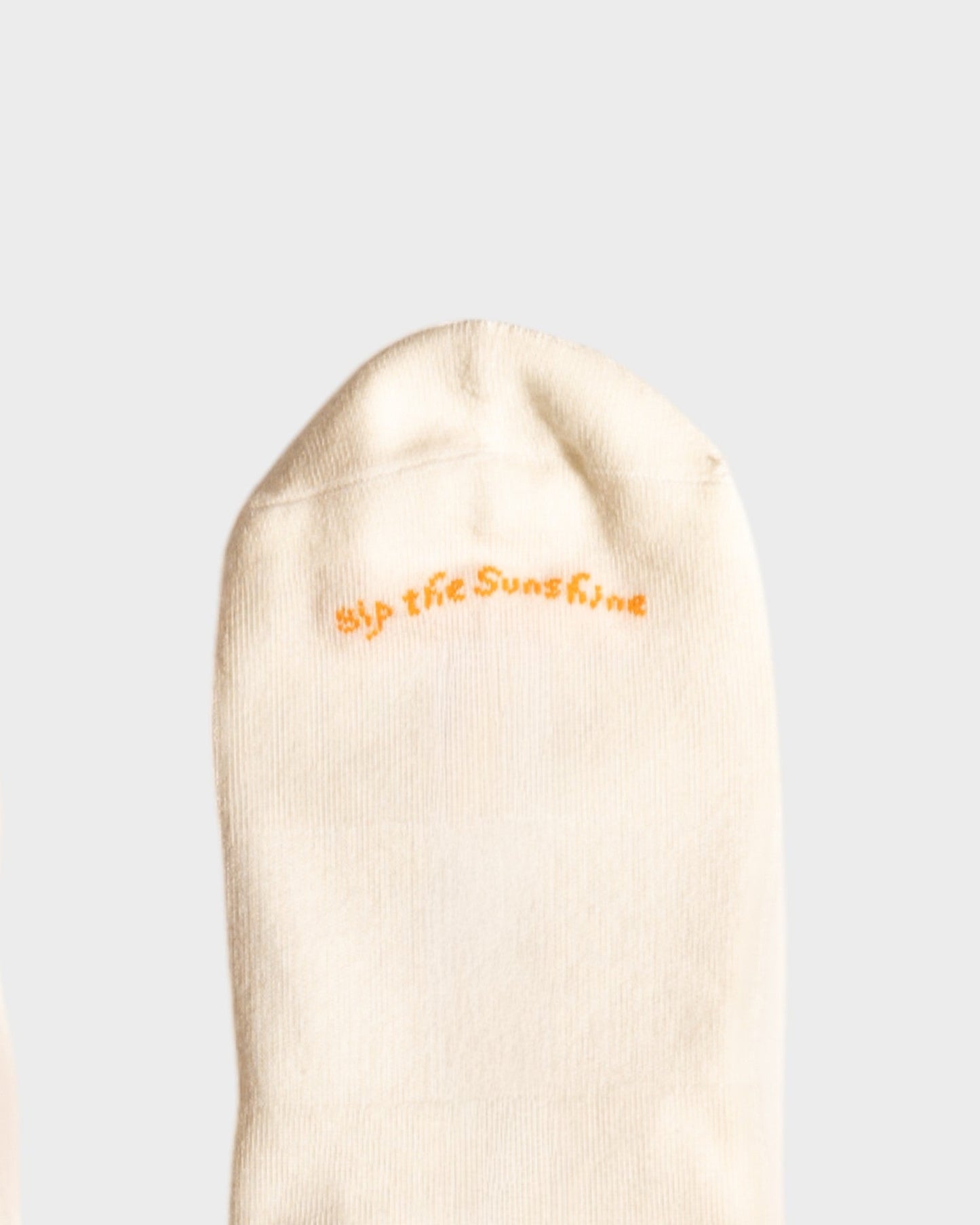 Aperol Sunset Sips Mid-Crew Grip Socken für Pilates, Yoga und Barre