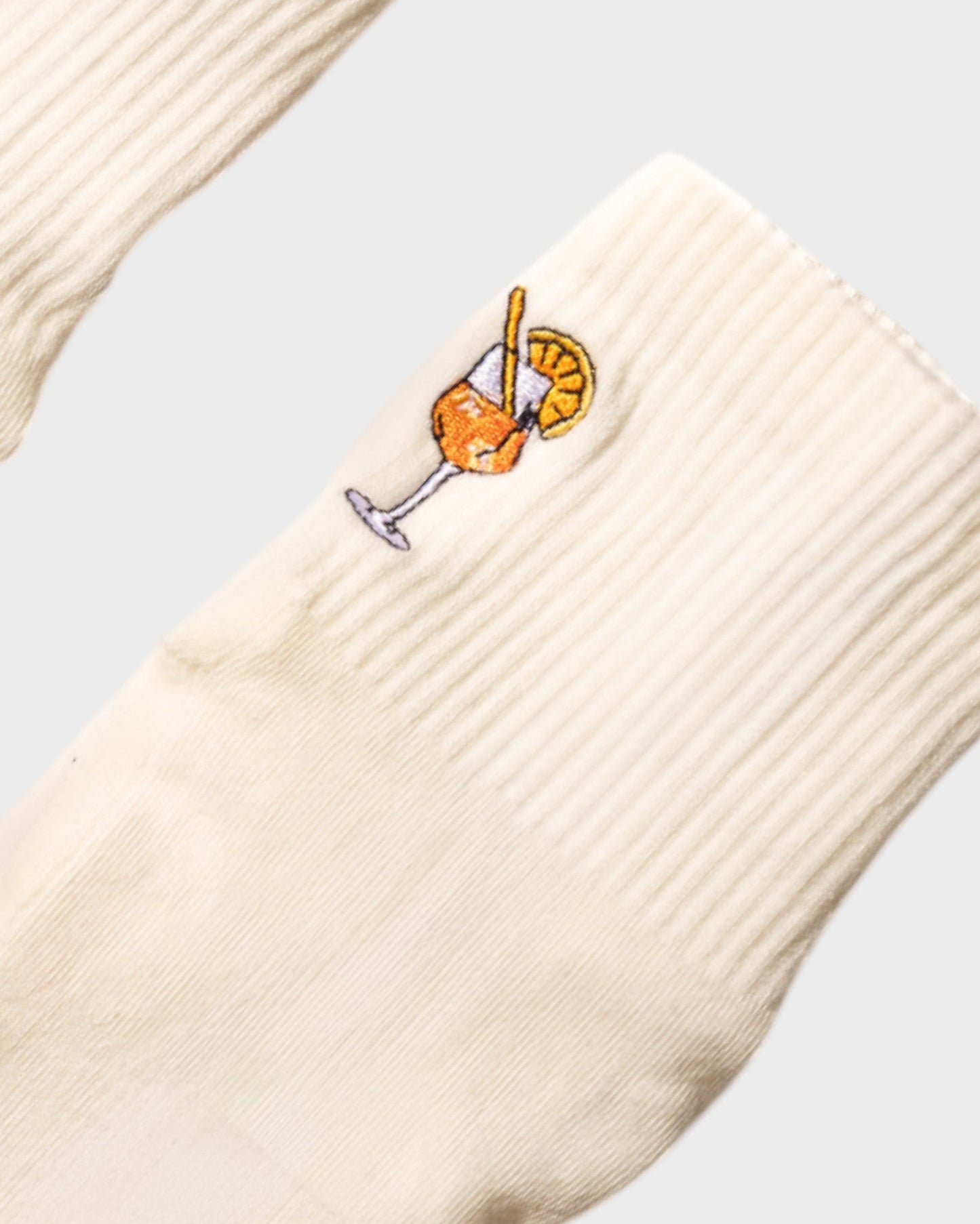 Pilates und Barre Socken Aperol Sunset Sips mit Grip für das Training
