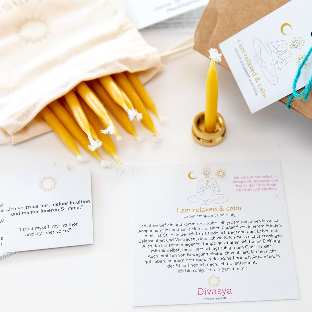 20-Minuten-Kerzen | I am relaxed & calm