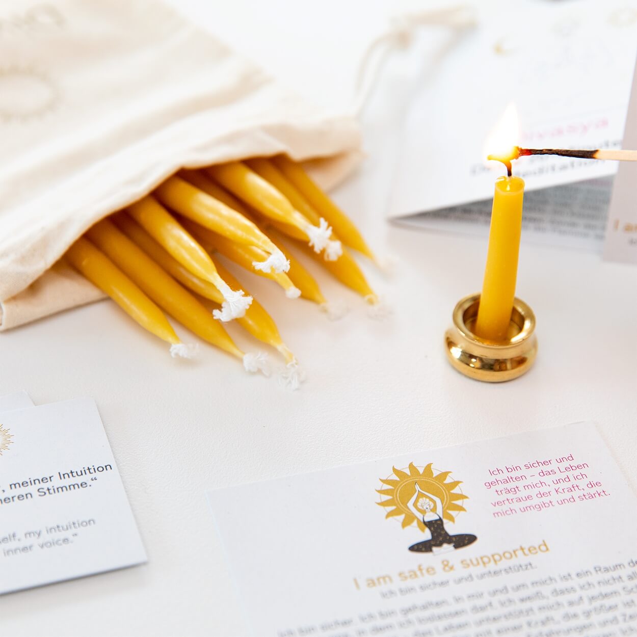 20-Minuten-Kerzen  | I am loved & grateful