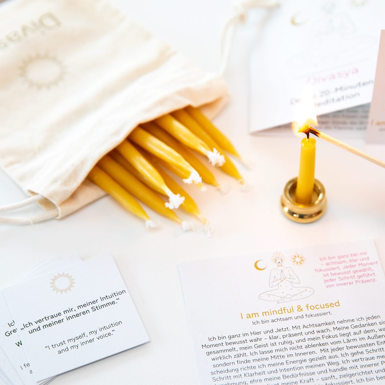 20-Minuten-Kerzen | I am grounded & strong