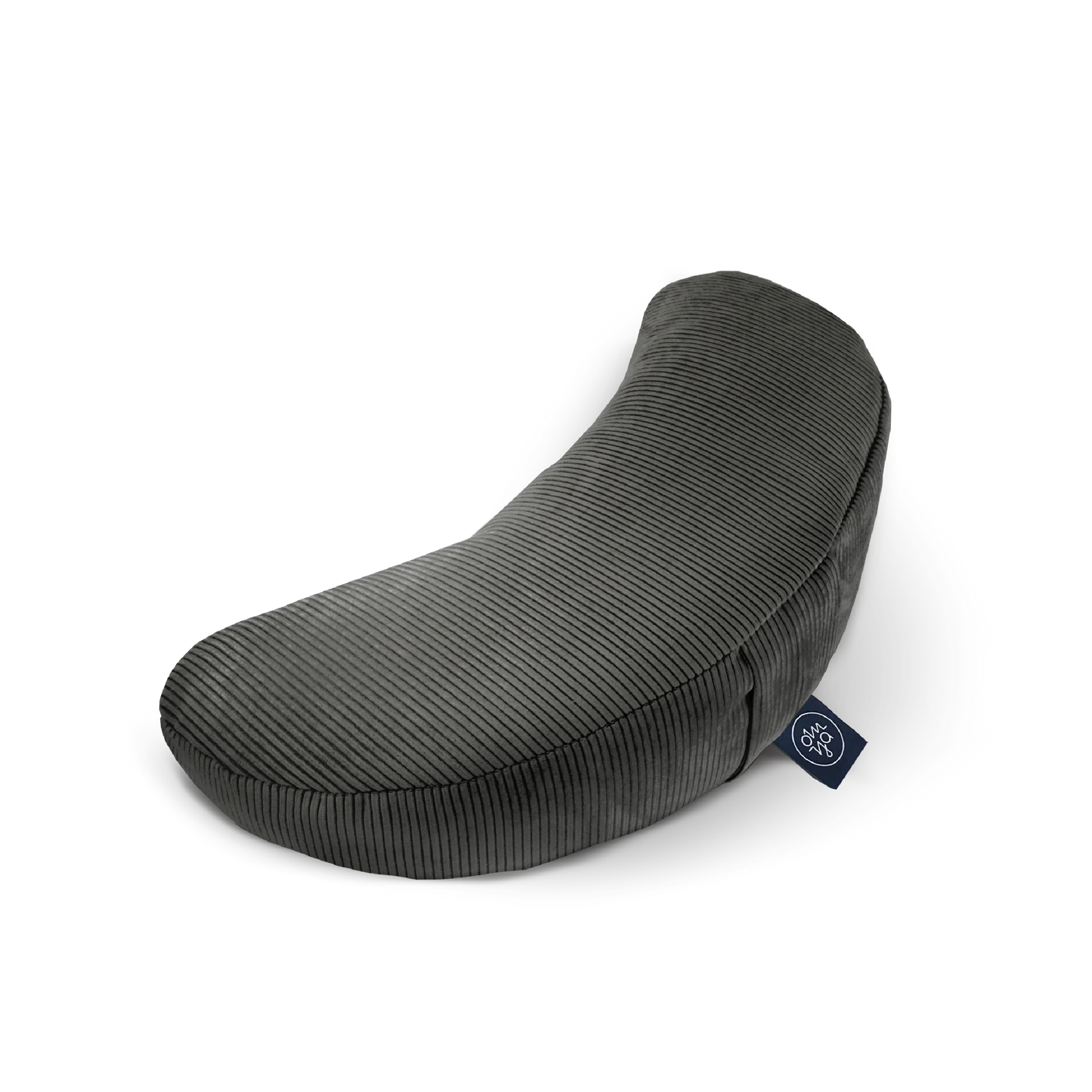Design Yoga Halbmond Kissen - Granit Cord