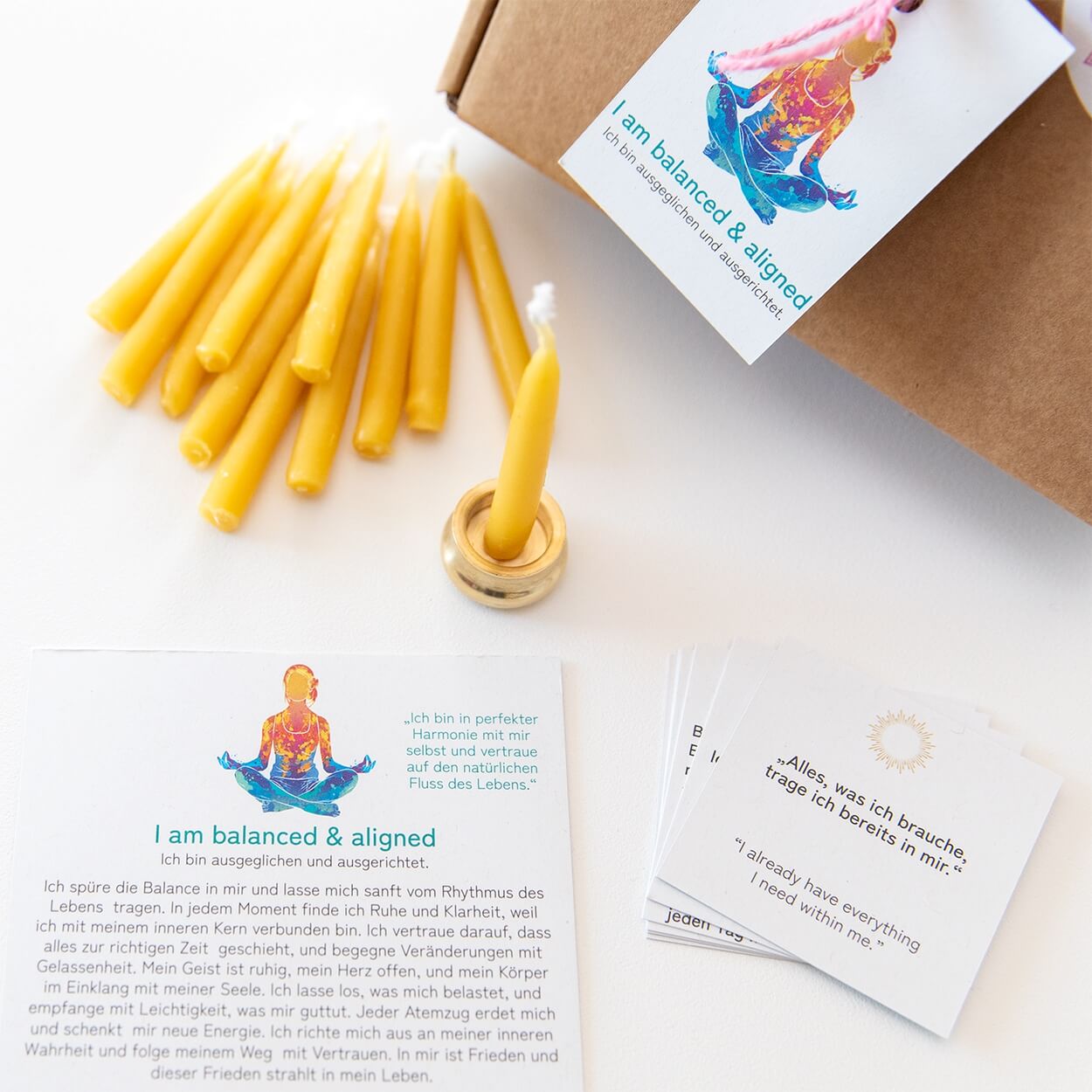 20-Minuten-Kerzen  | I am loved & grateful