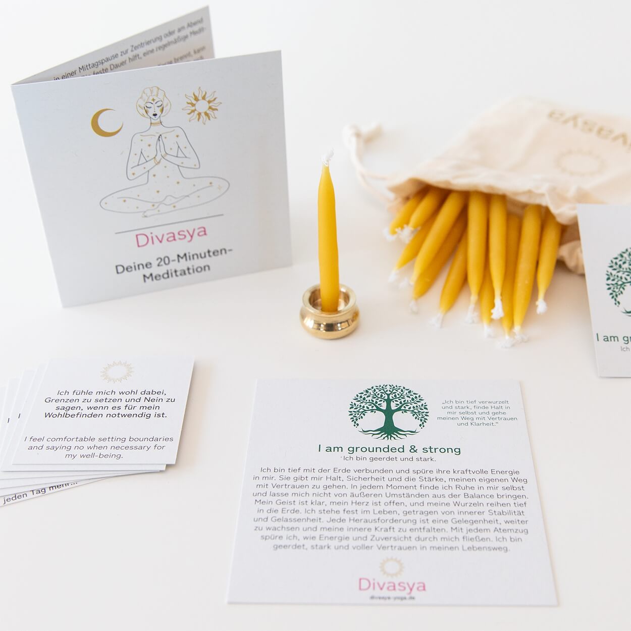 20-Minuten-Kerzen  | I am loved & grateful