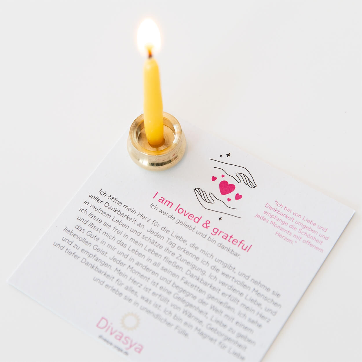 20-Minuten-Kerzen  | I am loved & grateful