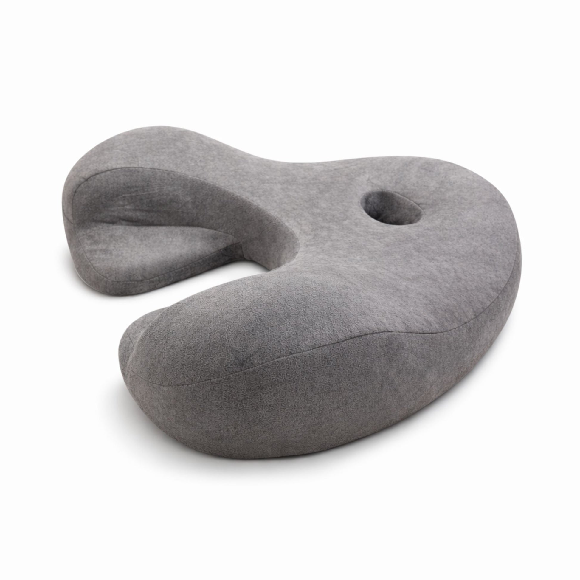 Écalutier ergonomisches Meditationskissen in U-Form für aufrechtes Sitzen