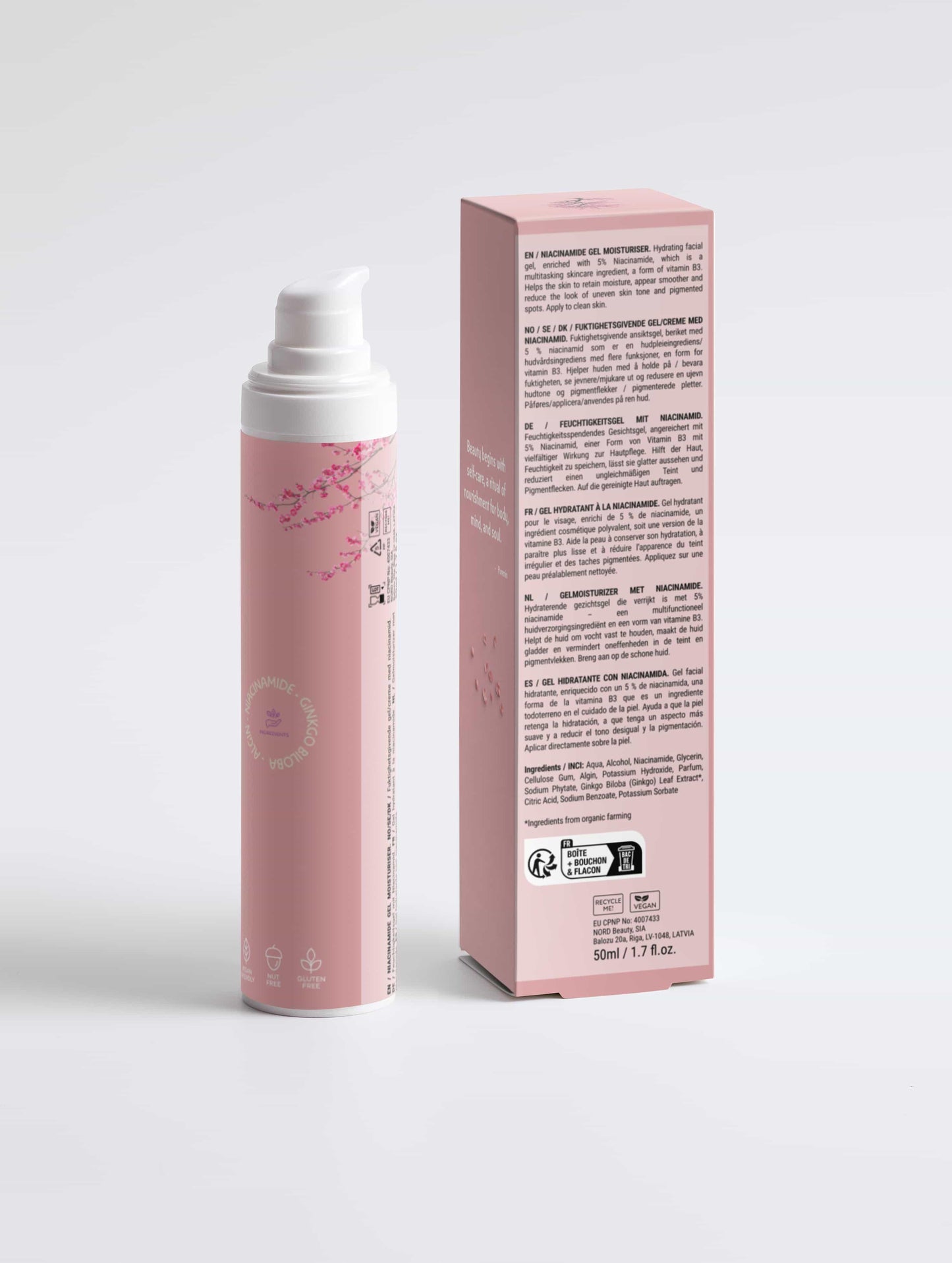 Niacinamide Feuchtigkeitsgel – 50 ml