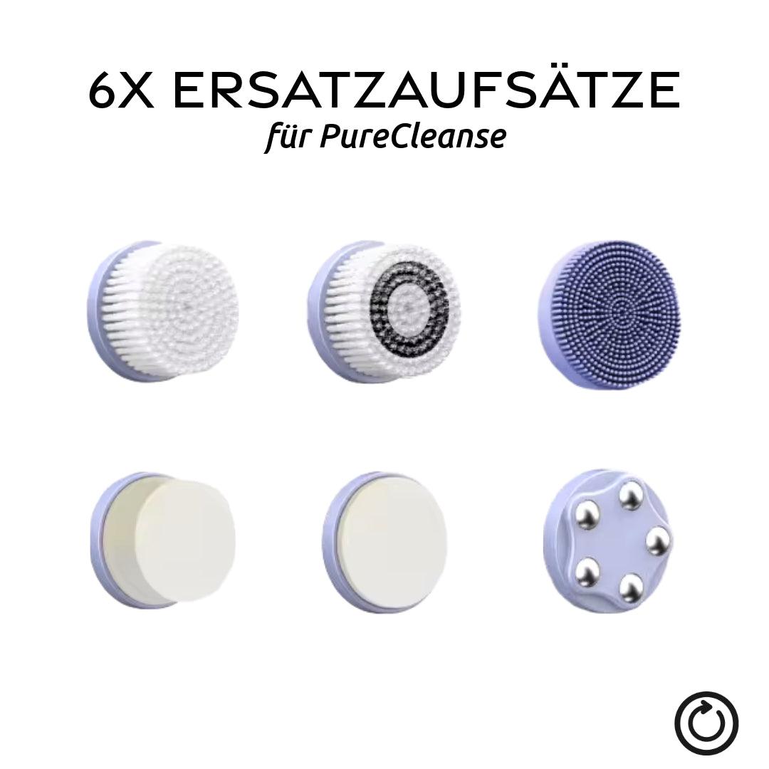 PURENIN Ersatzaufsätze für Gesichtsreinigungsbürste – Set
