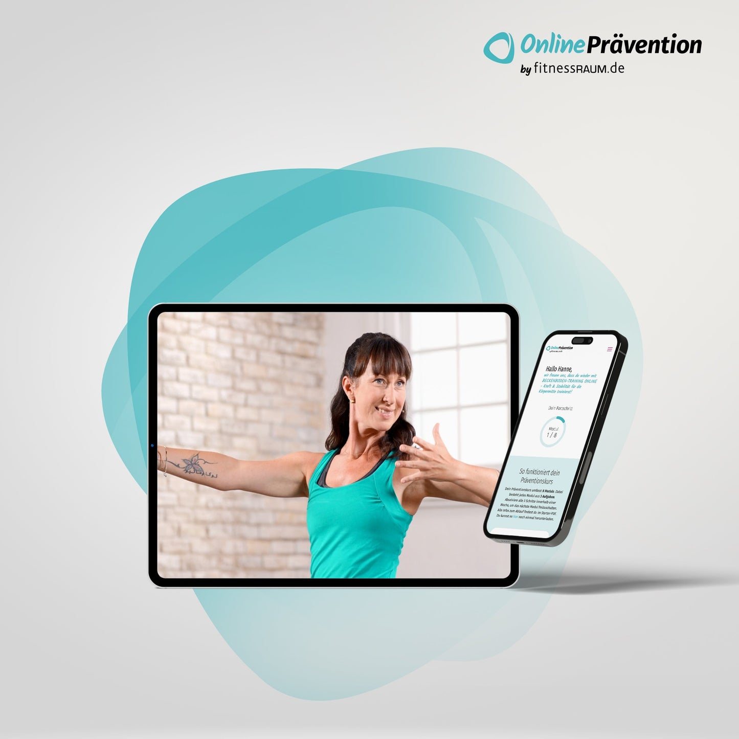 BECKENBODEN-TRAINING - Kraft & Stabilität für die Körpermitte: 8-Wochen Online-Präventionskurs – bis zu 100% erstattbar + 6 Monate Gratiszugang fitnessRAUM.de