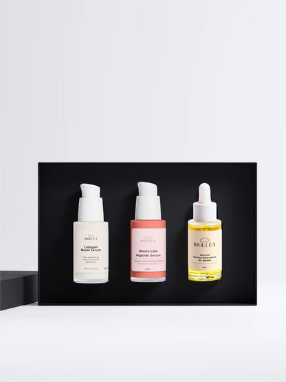 Brilléa Boost Serum Set in eleganter Box für die tägliche Pflege
