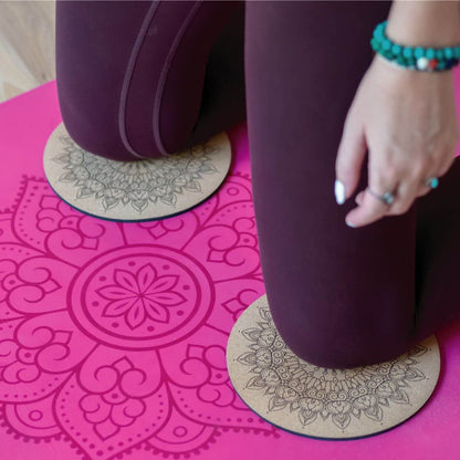 Yoga Kniepads zur Entlastung der Knie bei Pilates und Bodenübungen