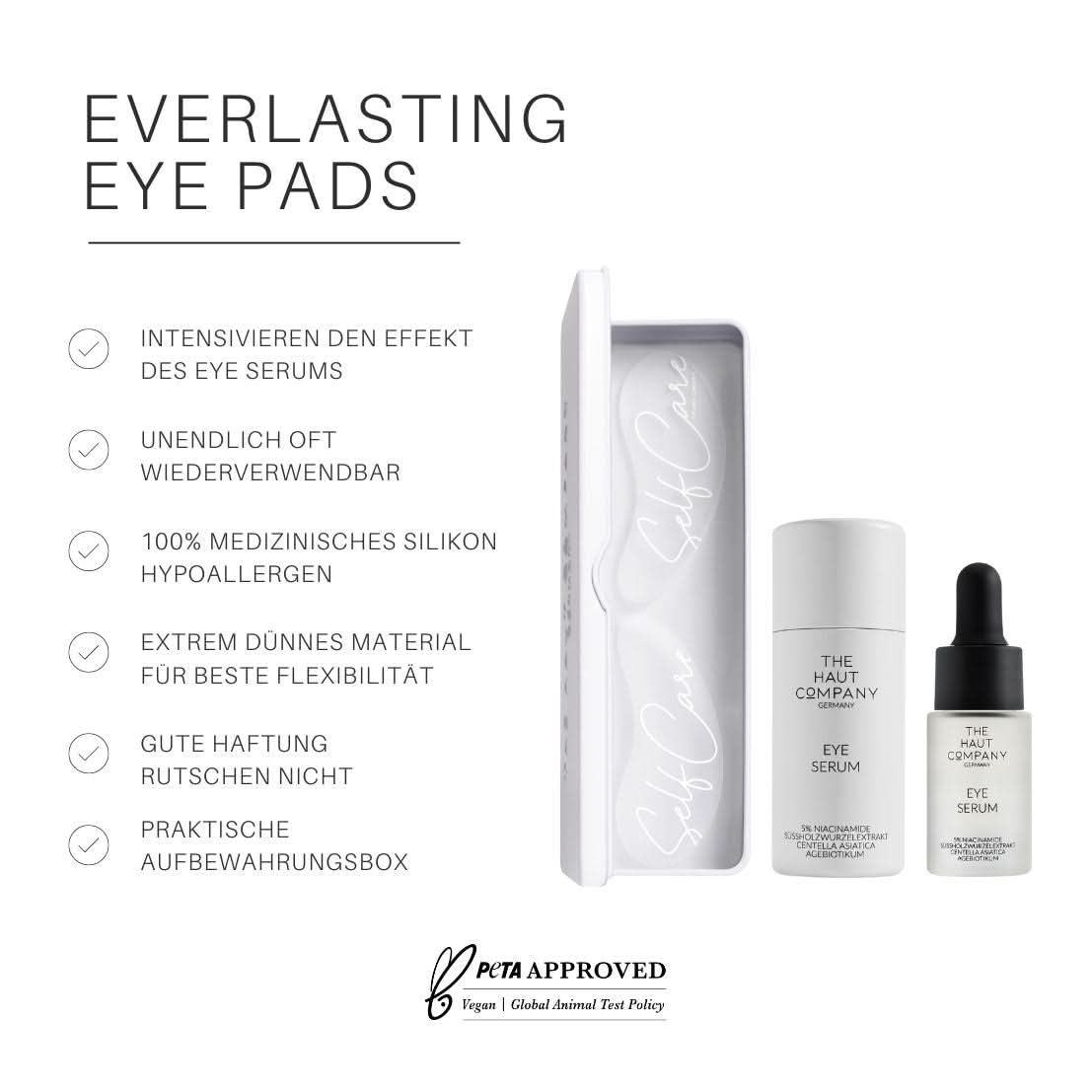 Everlasting Augenpads + Augenserum – „Self Care“