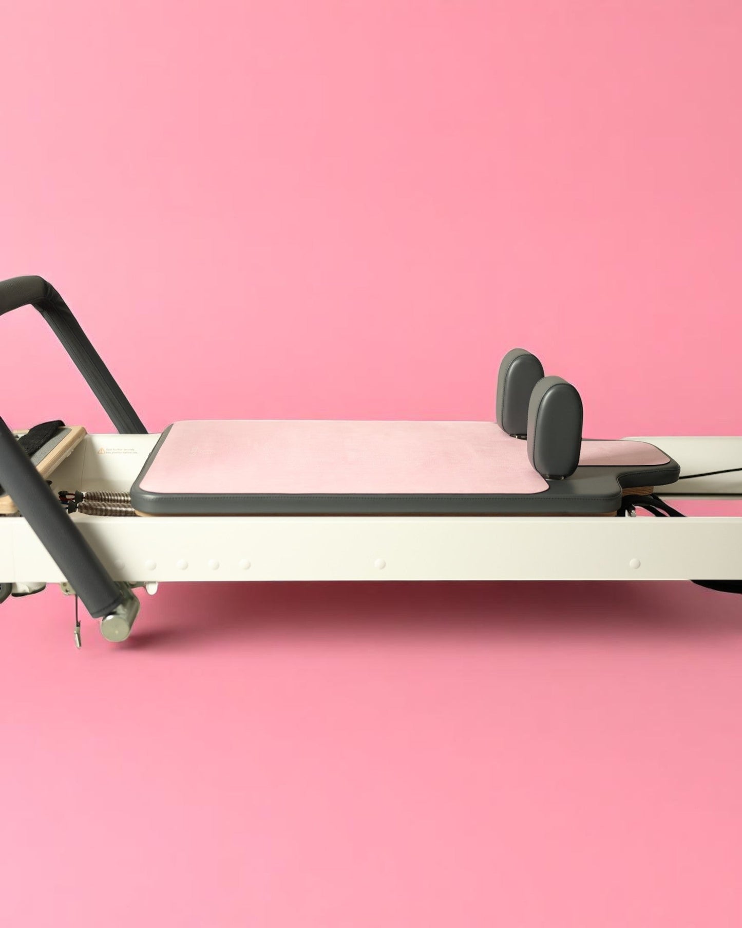 Reformer Matte Ballerina Rosa zusammengerollt mit Tragetasche