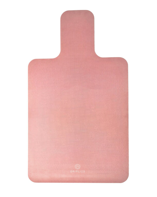 Mikrofaser Pilates Reformer Matte in Ballerina Rosa auf dem Reformer