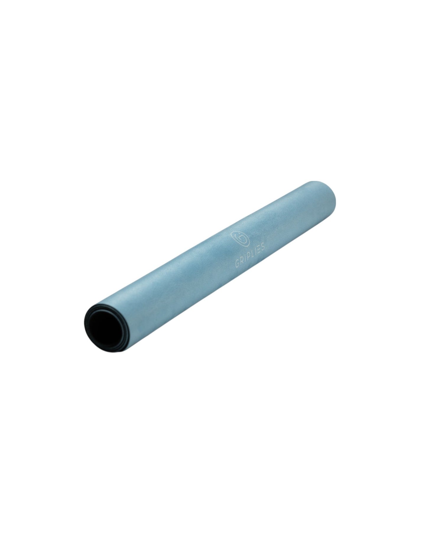 Reformer Matte Powder Blue zusammengerollt mit Tragetasche