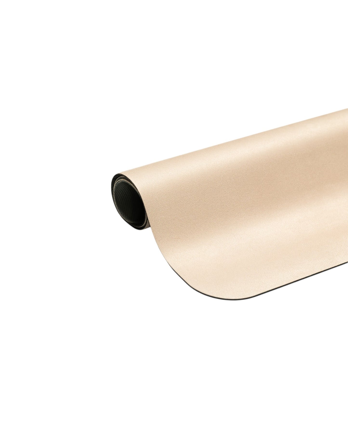Mikrofaser Reformer Matte Vanilla Cloud mit Nackenstütze am Kopfende