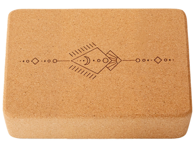 Yoga Korkblock „Sacred Shapes Classic“