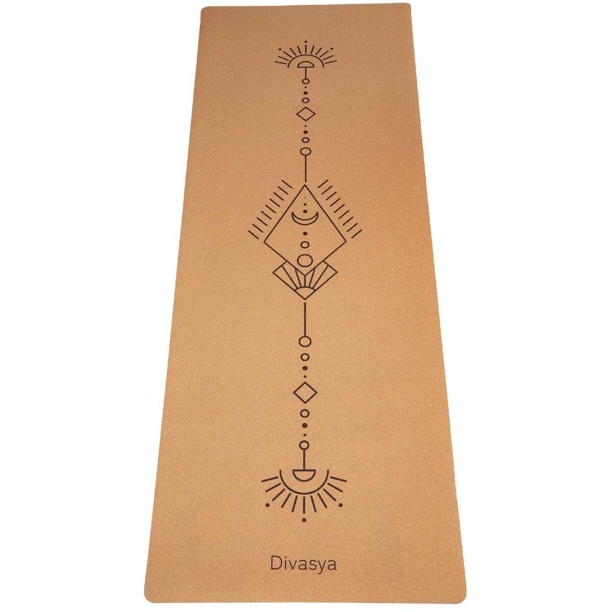 Yogamatte Kork: 100% natürlich | Portugal-Kork & Kautschuk | mit Schutzhülle