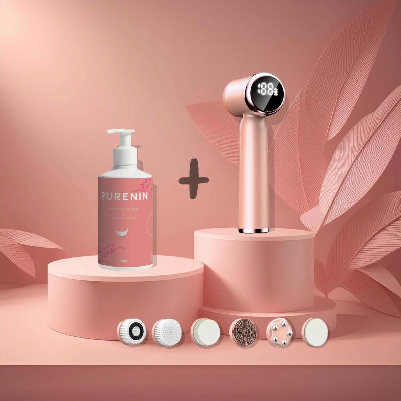 PURENIN Gesichtsbürste – 6-in-1 Set