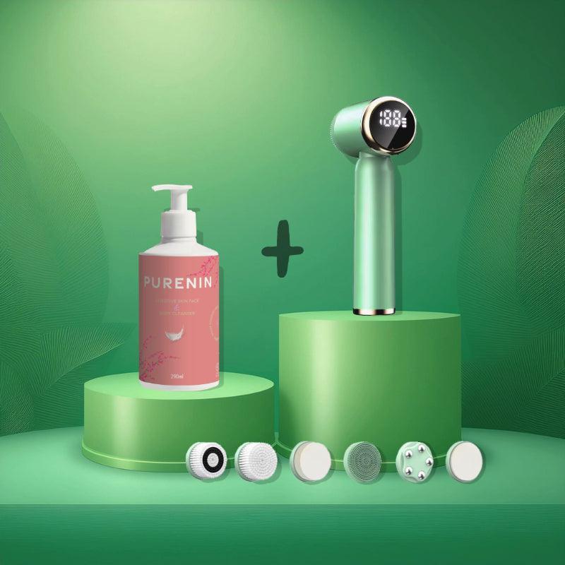 PURENIN Gesichtsbürste – 6-in-1 Set