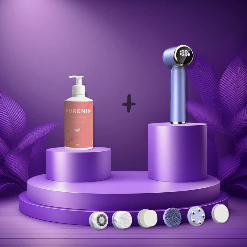 PURENIN Gesichtsbürste – 6-in-1 Set