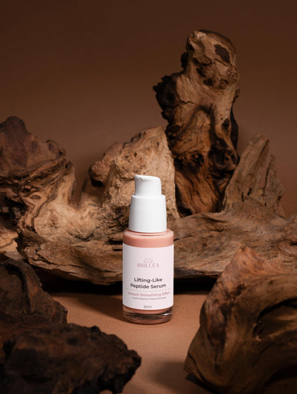Brilléa Peptid-Serum im Glasfläschchen für die tägliche Gesichtspflege
