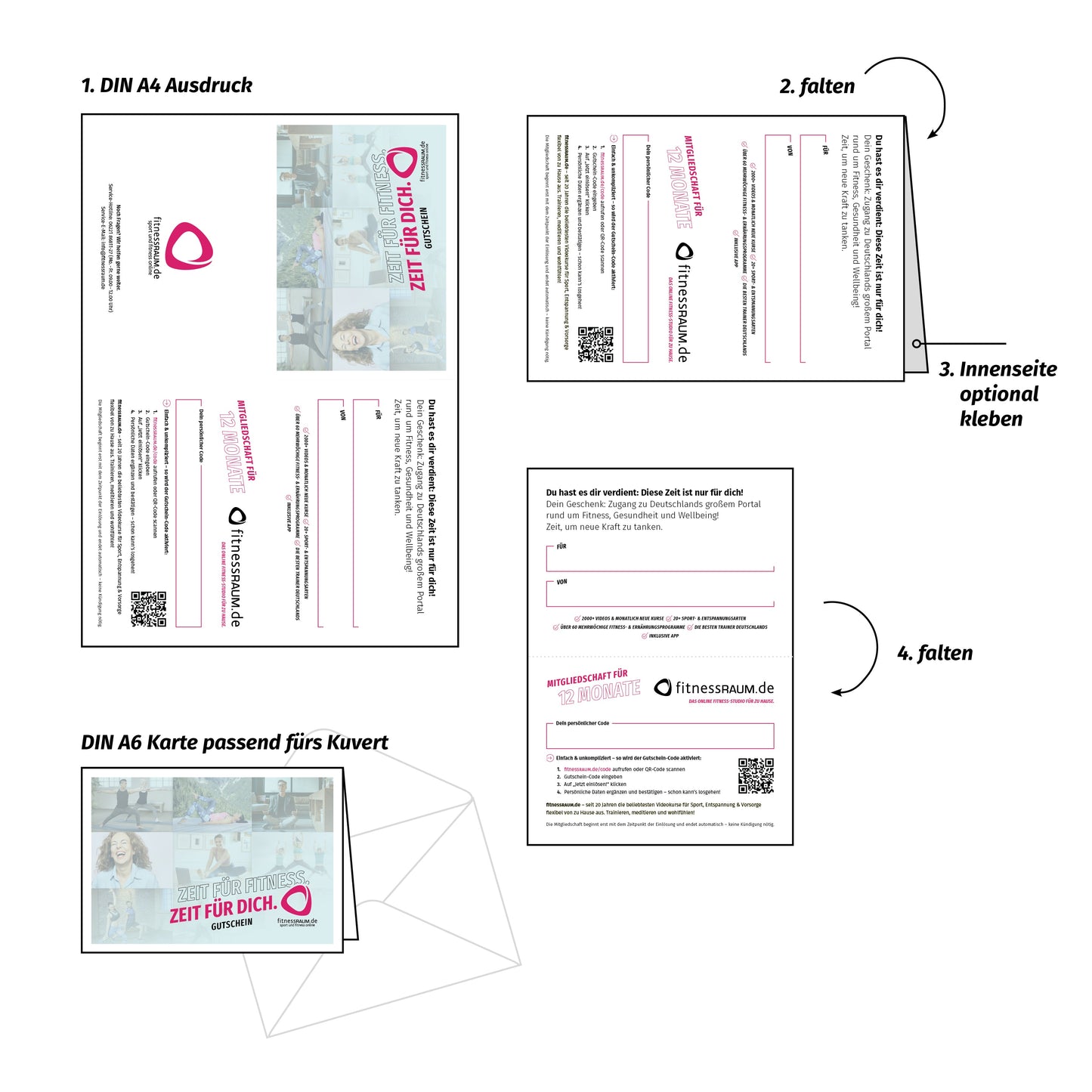 1 Monats-Geschenk-Gutschein Oster-Motiv 1