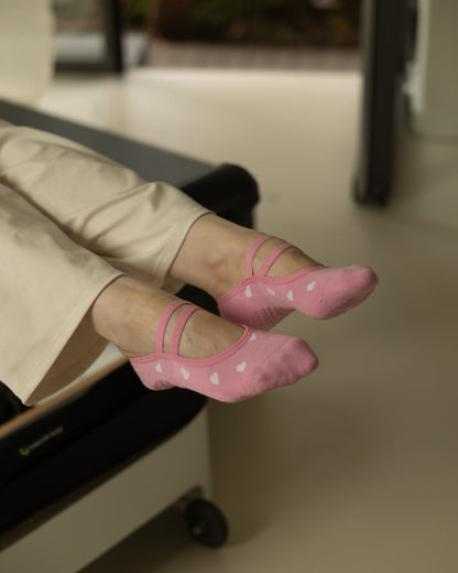 First Crush Pilates Socken mit Grip für sicheren Halt bei Übungen