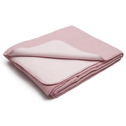 Zweifarbige Kuscheldecke aus Baumwolle für Yoga und Entspannung