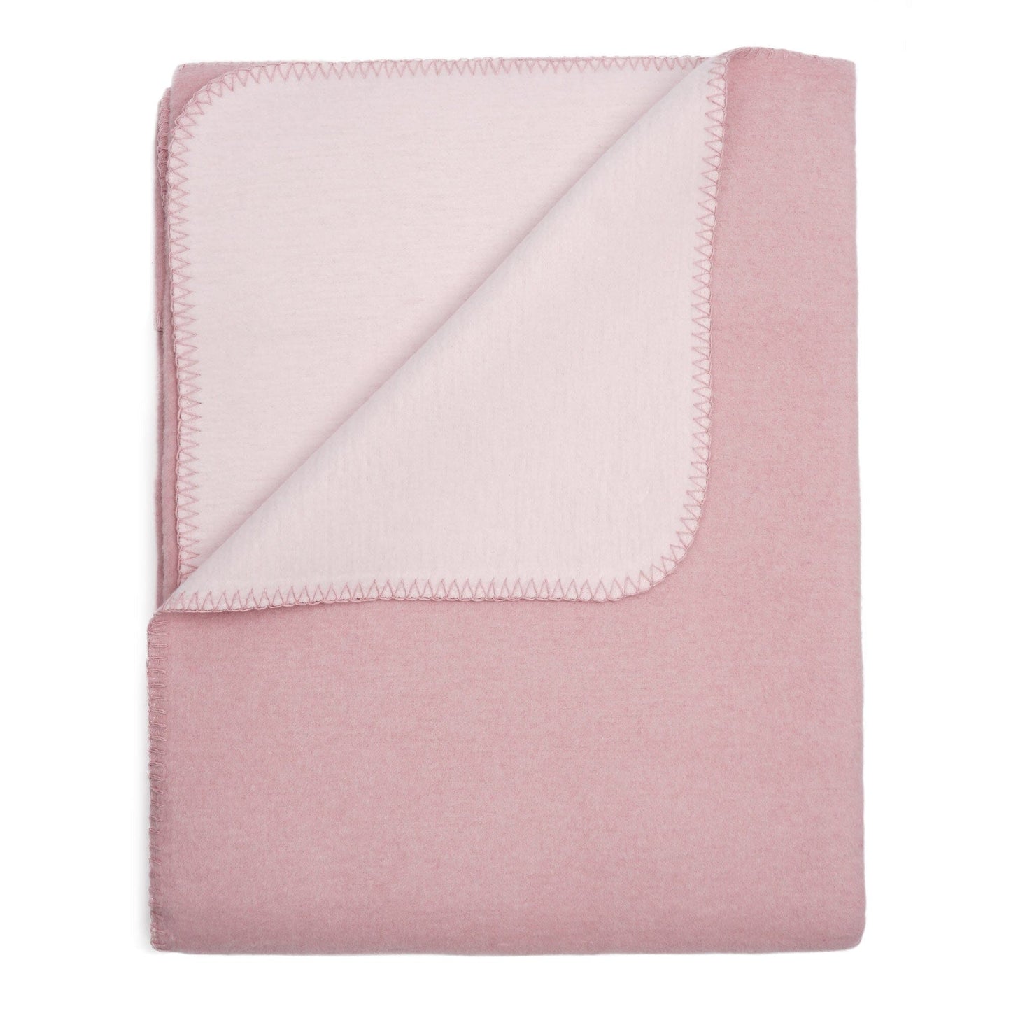 Flauschige Baumwoll Wendedecke zweifarbig - regional hergestellt