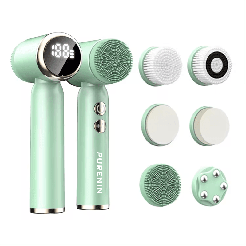 PURENIN Gesichtsbürste – 6-in-1 Set