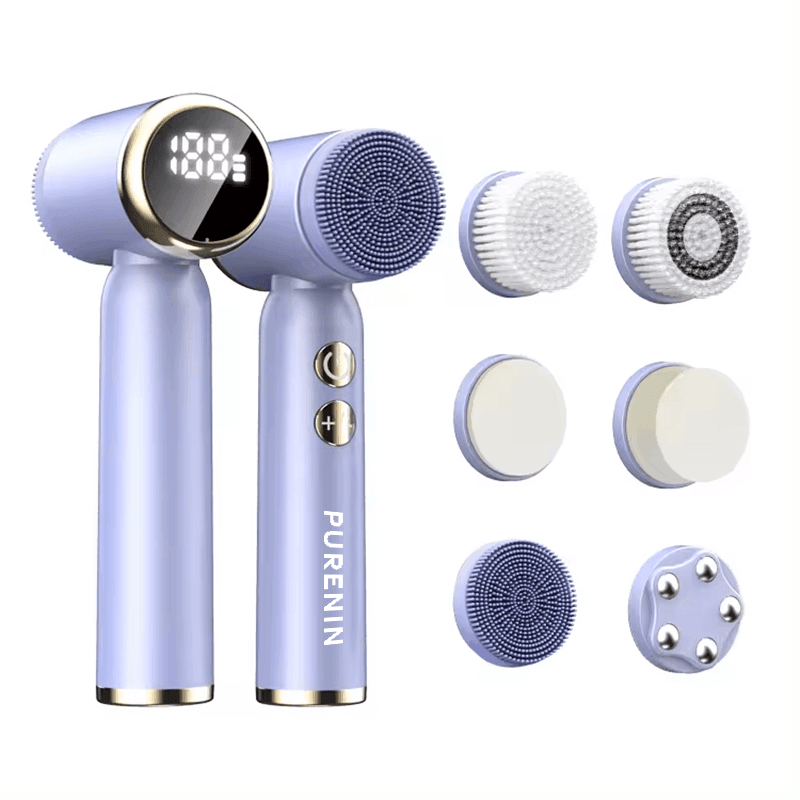 PURENIN Gesichtsbürste – 6-in-1 Set