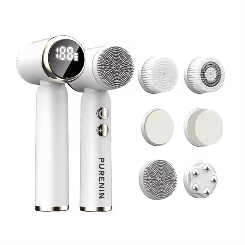 PURENIN Gesichtsbürste – 6-in-1 Set