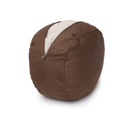 Glückssitz Yogakissen OVAL als komfortables Bodenkissen für Yoga