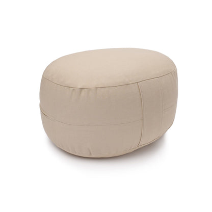 Yogakissen Glückssitz OVAL für aufrechtes Sitzen in der Meditation, regional hergestellt