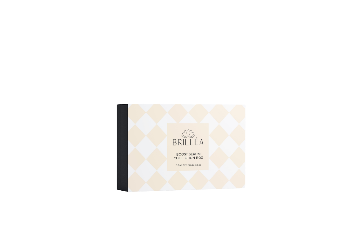 Brilléa Boost Serum Kollektion Box als Set für die Gesichtspflege