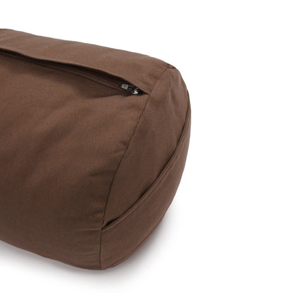 Runde Yogarolle als komfortable Stütze im Studio und zu Hause