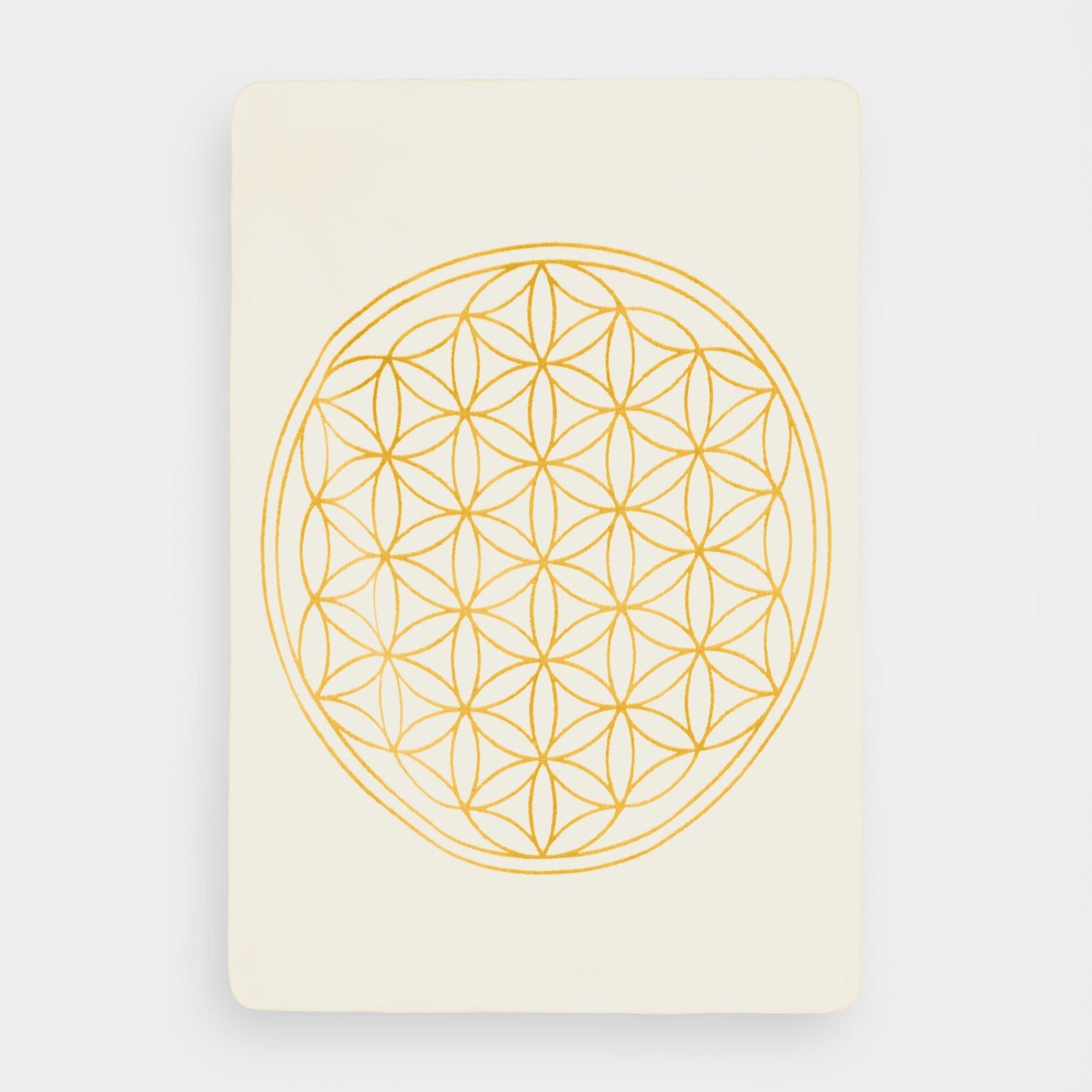 Yogadecke Blume des Lebens - regional hergestellt