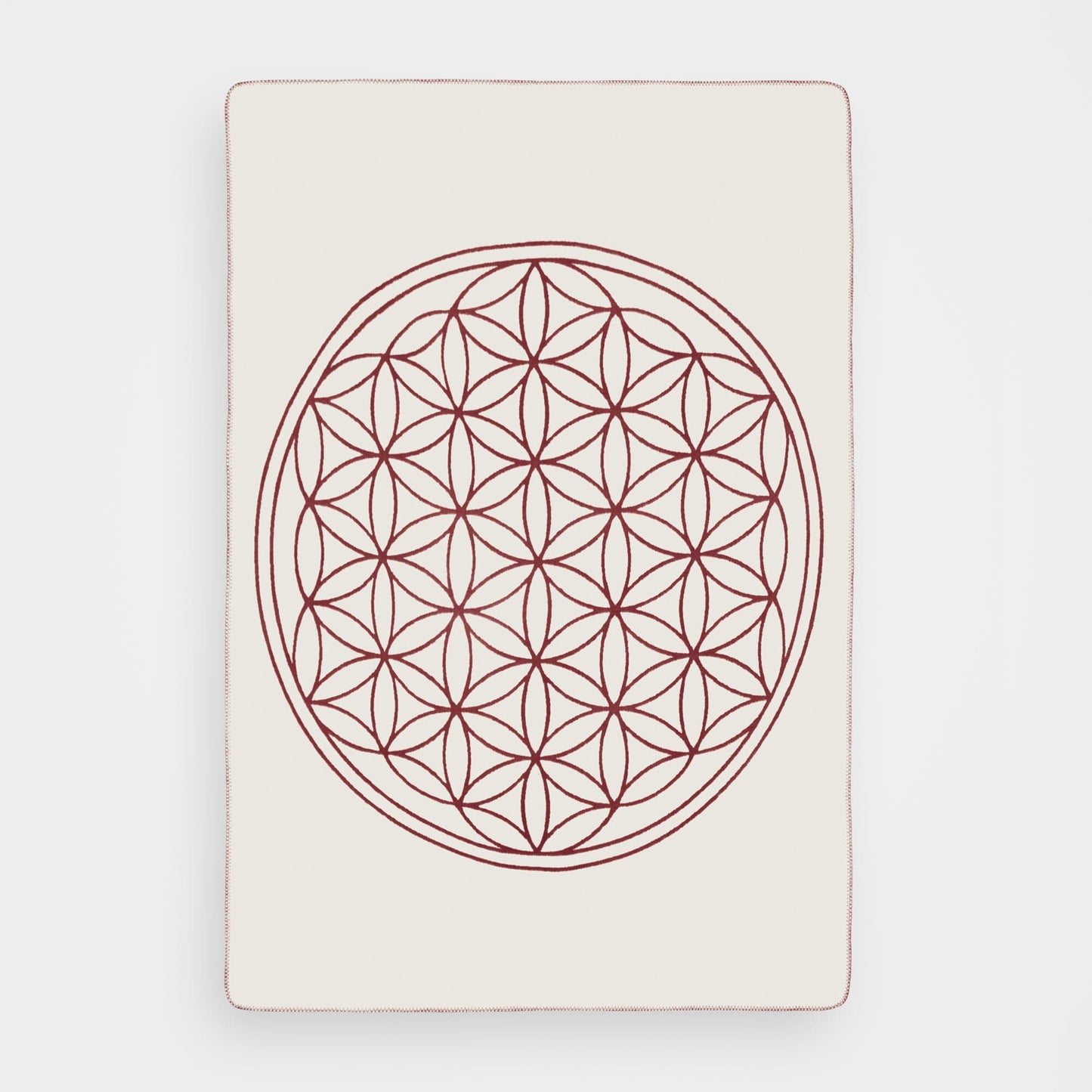 Yogadecke Blume des Lebens - regional hergestellt