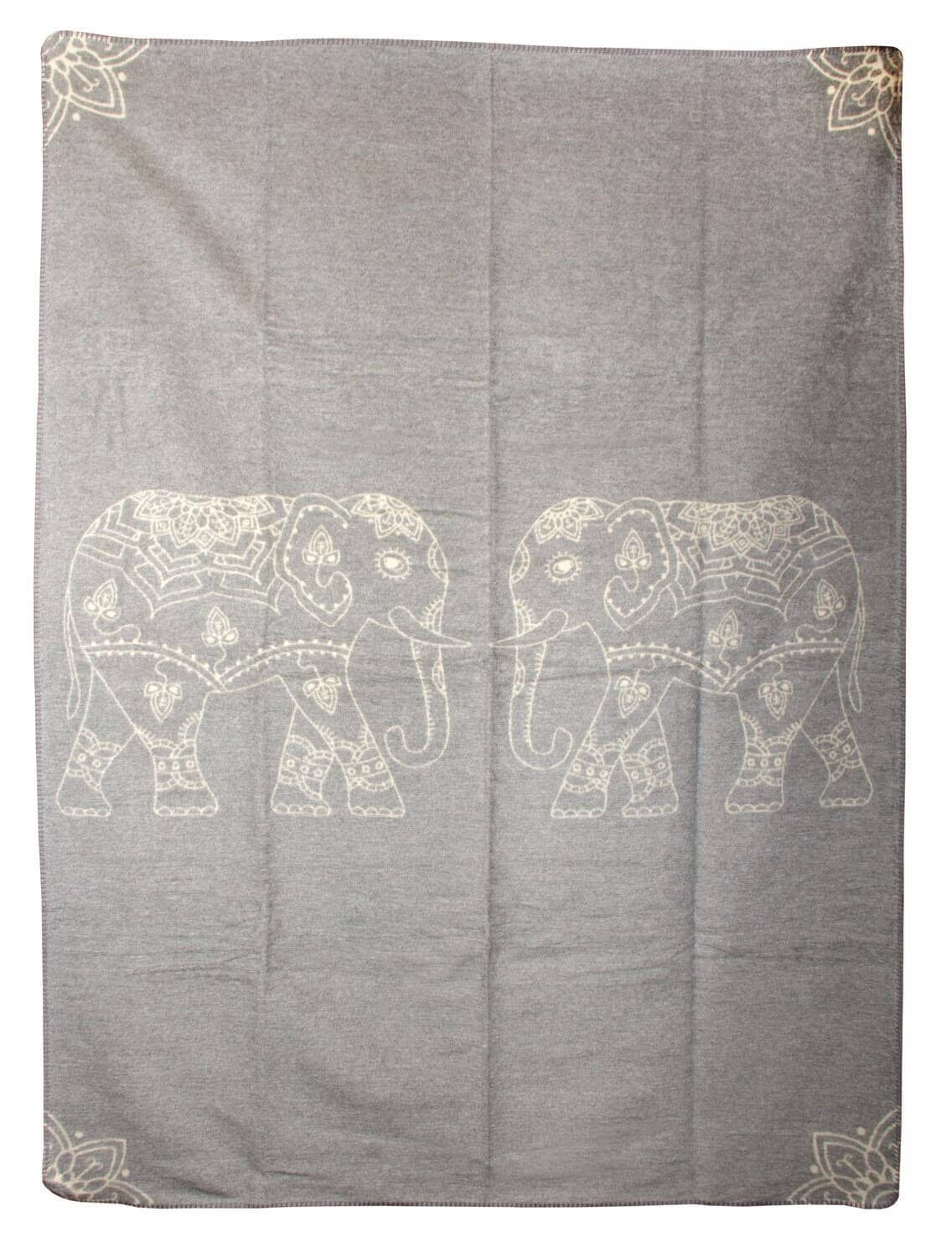 Yogadecke Elefanten - regional hergestellt