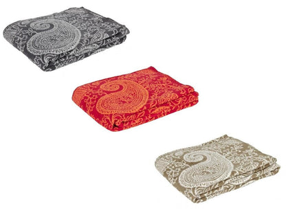 Weiche Yogadecke mit Paisley-Muster für die Yogapraxis