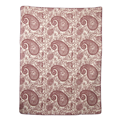 Paisley Yogadecke mit feinem Muster für Achtsamkeit und Ruhe
